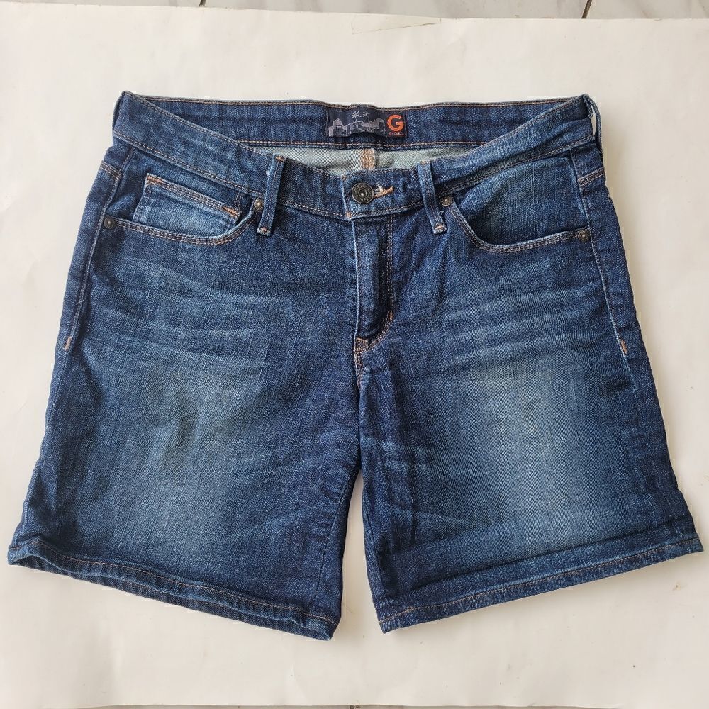 Guess women's dark wash shorts